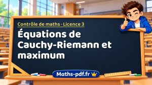Équations de Cauchy-Riemann et maximum