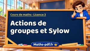 Actions de groupes et Sylow en L3 de maths