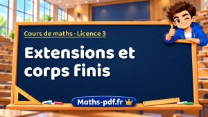 Extensions et corps finis en L3 de maths