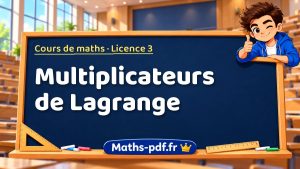 Multiplicateurs de Lagrange en L3 de maths