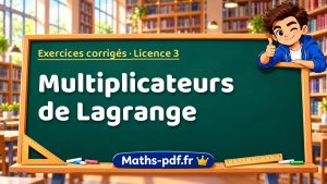 Multiplicateurs de Lagrange en L3 de maths