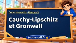 Cauchy-Lipschitz et Gronwall en L3 de maths