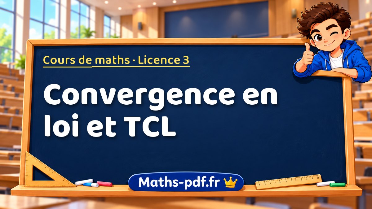 Convergence en loi et TCL – Cours de maths en Licence 3 sur Maths-pdf.fr