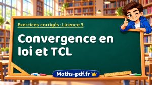 Convergence en loi et TCL en L3 de maths