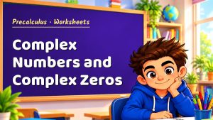 Precalculus Complex Numbers and Complex Zeros Worksheet (PDF)