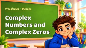 Precalculus Complex Numbers and Complex Zeros Quiz: 10 Questions with Explanations