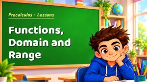 Precalculus Functions, Domain and Range Lesson (Free PDF)