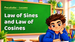 Precalculus Law of Sines and Law of Cosines Lesson (Free PDF)