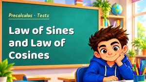 Precalculus Law of Sines and Law of Cosines Test with Point Values (PDF)