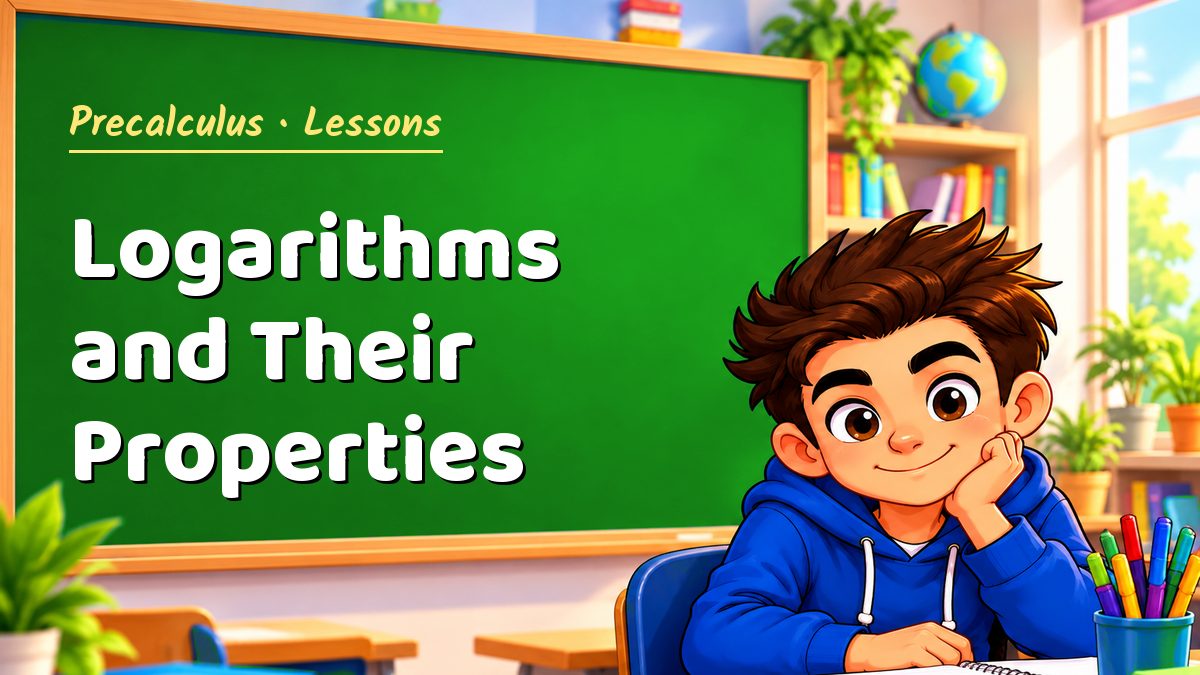 Precalculus math lesson: Logarithms and Their Properties – Maths PDF