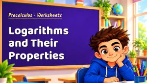 Precalculus Logarithms and Their Properties Worksheet (PDF)