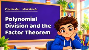 Precalculus Polynomial Division and the Factor Theorem Worksheet (PDF)