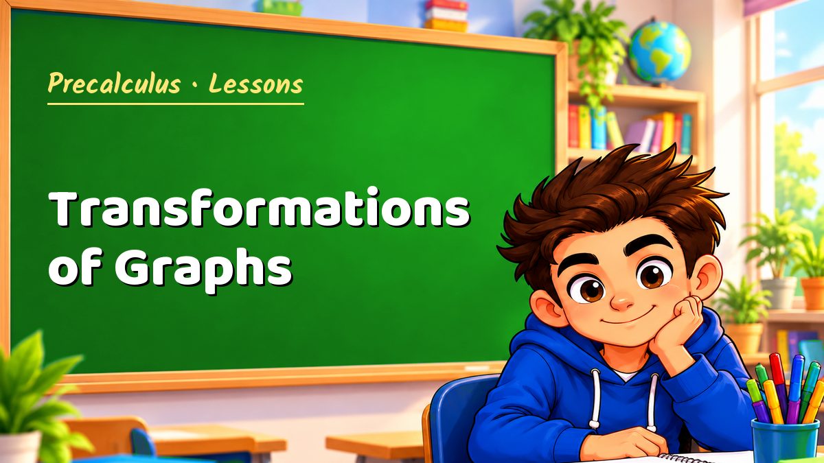 Precalculus math lesson: Transformations of Graphs – Maths PDF