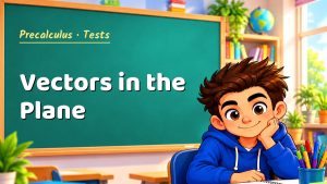Precalculus Vectors in the Plane Test with Point Values (PDF)