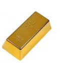 Lingot d'or rectangulaire Lingot d'or doré en forme de parallélépipède rectangle de 7,5 cm sur 3 cm sur 2,3 cm — exercice de maths en 3ème sur les sections de solides et volumes