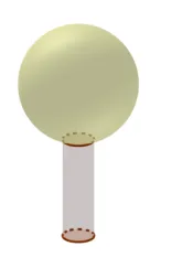 Trophée gros globe de cristal Trophée du gros globe de cristal, une grosse sphère posée sur un pied cylindrique — exercice de maths en 3ème sur les coordonnées géographiques