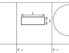 Rectangle L et l Rectangle de longueur L et de largeur l — exercice de maths en 6ème sur la formule du périmètre du rectangle
