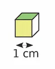 Petit cube de 1 cm Petit cube unité d'arête 1 cm — exercice de maths en 6ème sur le volume d'un cube