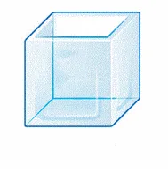 Vase A cubique de 12 cm Vase A cubique transparent d'arête 12 cm — exercice de maths en 6ème sur le volume d'un cube et la contenance