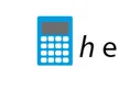 Icône de calculatrice Icône de calculatrice bleue indiquant qu’il faut utiliser la calculatrice — exercice de maths en Terminale sur les limites