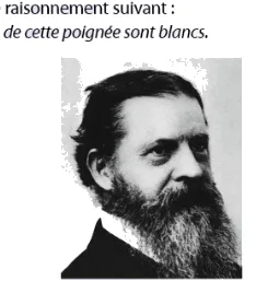 Portrait de Charles S. Peirce Portrait en noir et blanc de Charles Senders Peirce, philosophe américain barbu — exercice de maths en 2de sur l’échantillonnage et l’intervalle de fluctuation