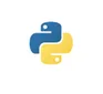 Logo Python deux dés Logo Python bleu et jaune indiquant un exercice de programmation — maths en 2de, simulation de deux dés