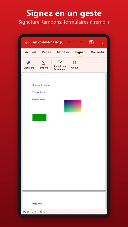 Capture d'écran de AICKO PDF sur téléphone (3)