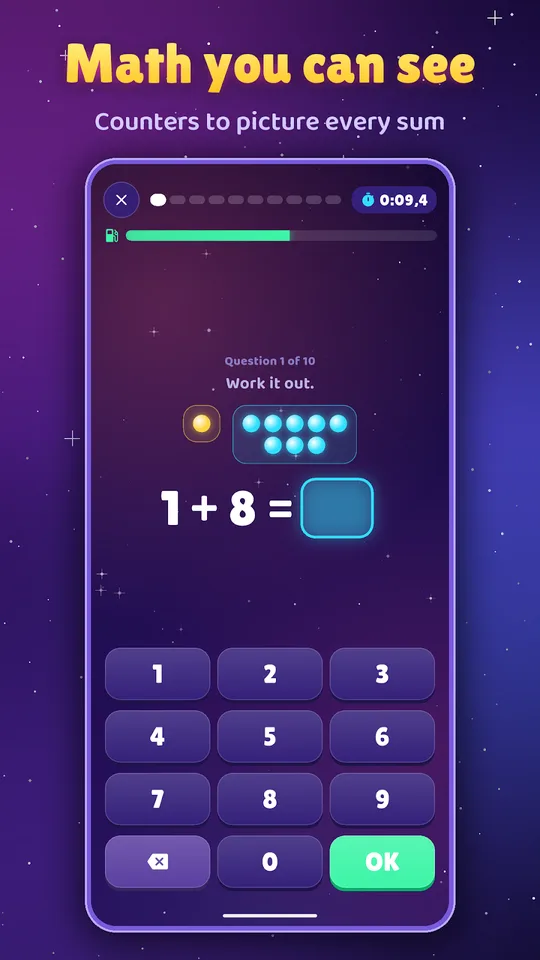 Screenshot of Calculonautes on an Android phone (3)