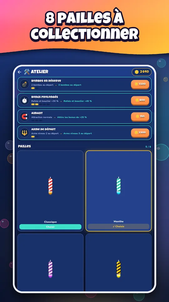 Capture d'écran de Fusion Malin, jeu de tir de bulles, sur téléphone (9)