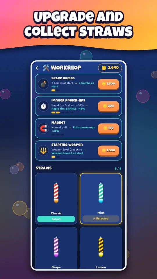 Screenshot of Fusion Malin bubble shooter on an Android phone (5)