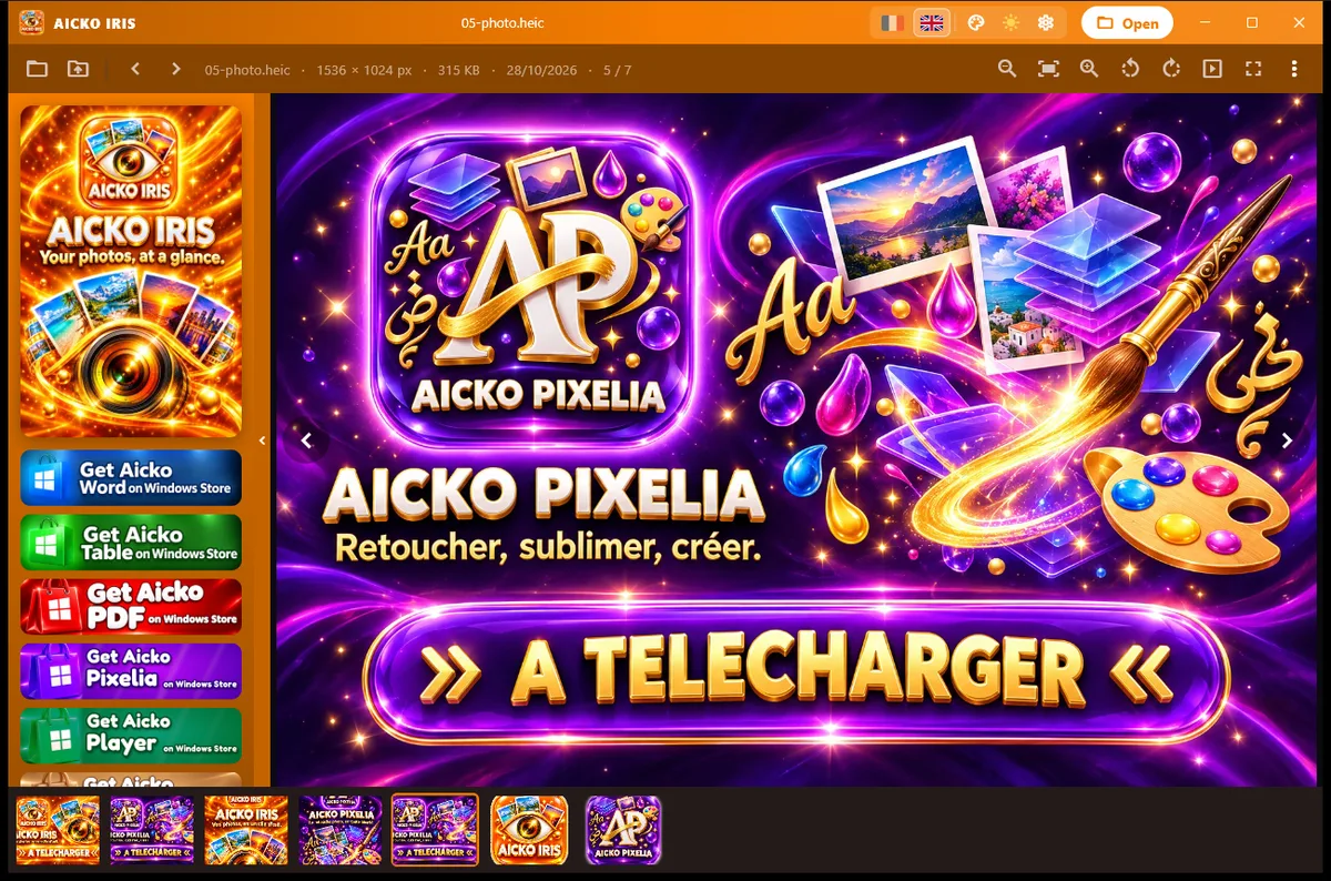 Screenshot of AICKO IRIS on a Windows computer (3)