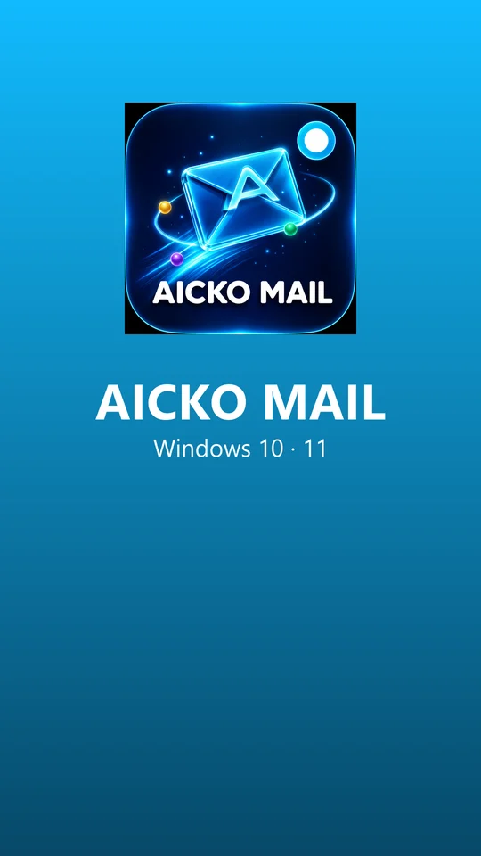 Capture d'écran de AICKO MAIL sur Windows (1)