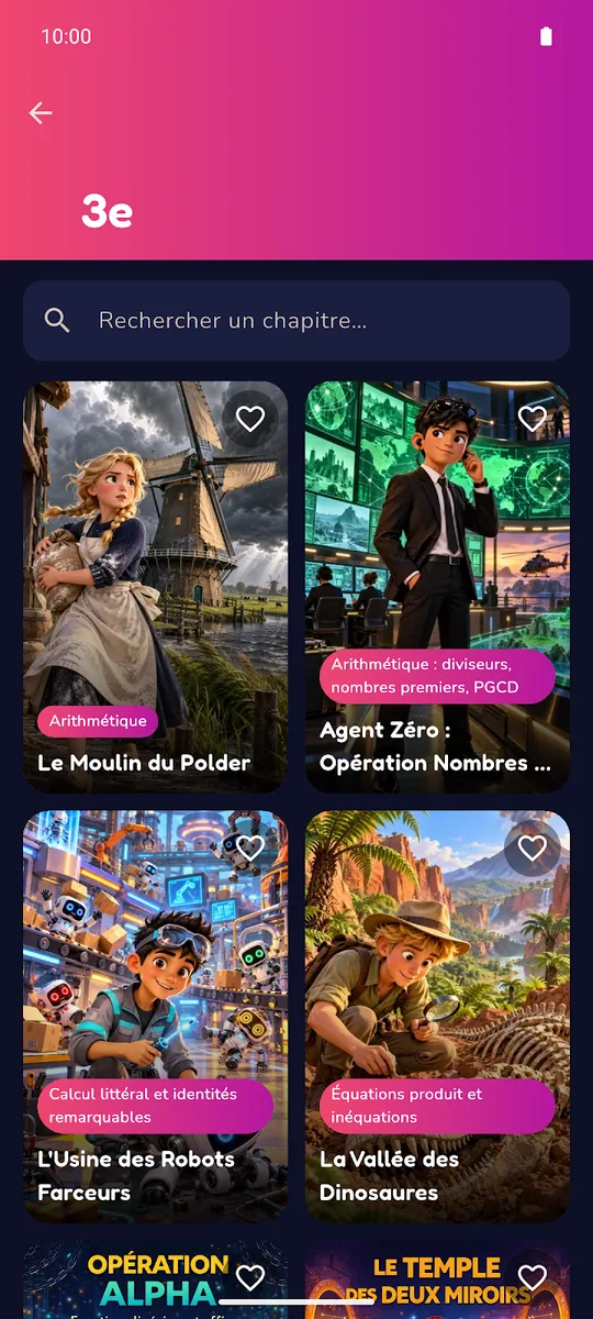 Capture d'écran de Maths Escape, escape game de maths, sur téléphone (4)
