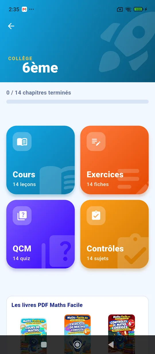Capture d'écran de Maths Facile sur téléphone (6)