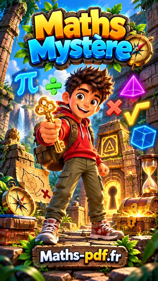 Screenshot of Maths Mystère escape game on an Android phone (1)