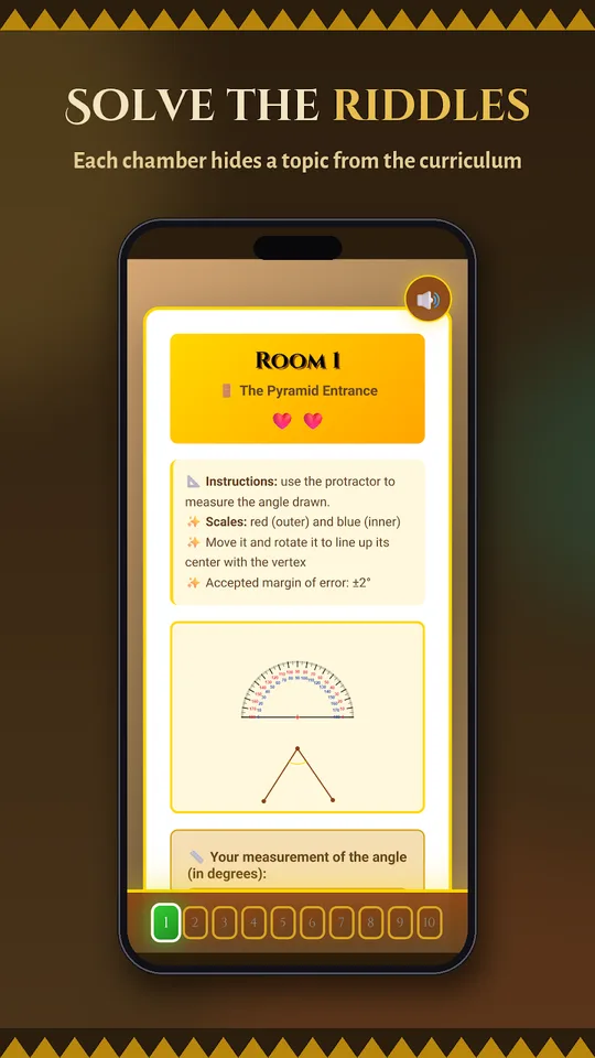 Screenshot of Maths Mystère escape game on an Android phone (2)