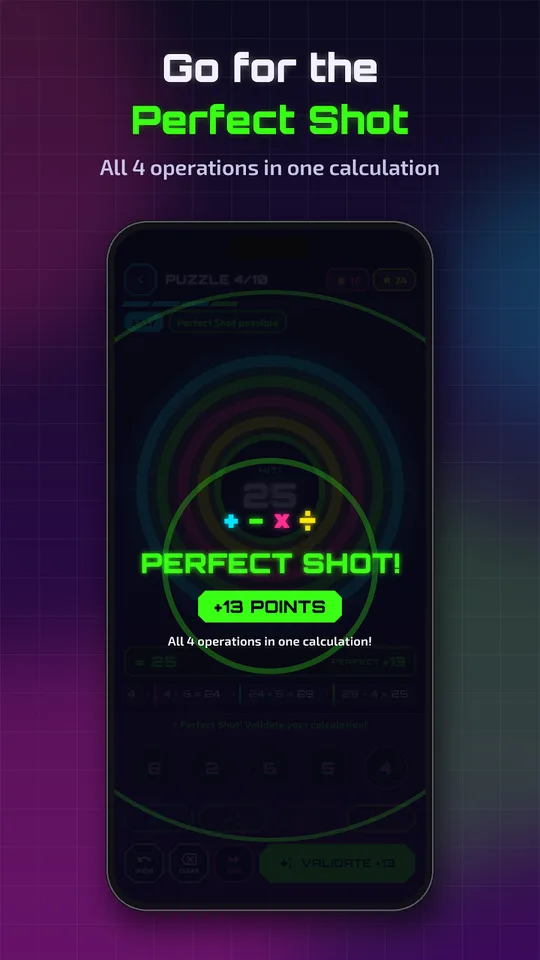 Screenshot of Numéro Cible on an Android phone (2)