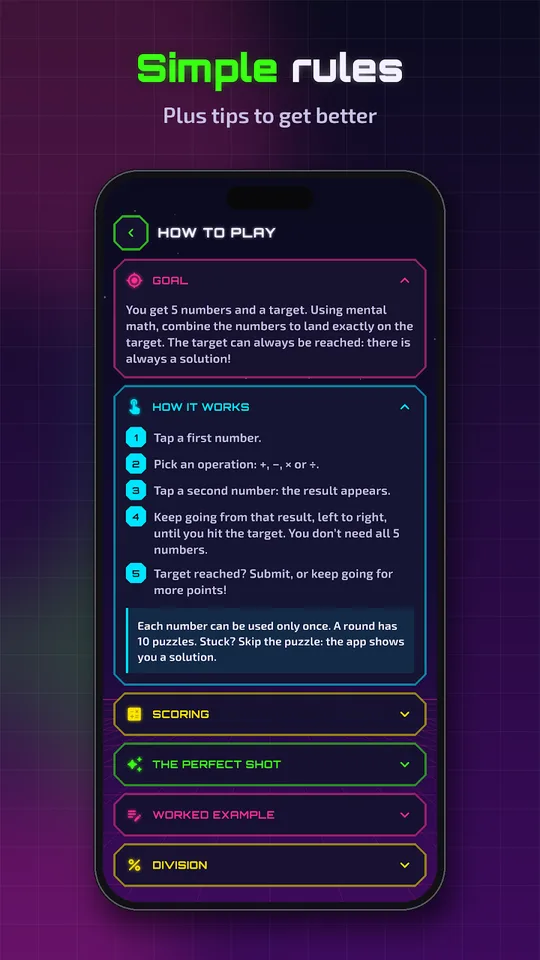 Screenshot of Numéro Cible on an Android phone (7)